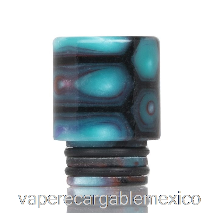 Vape Recargable 510 Punta De Goteo De Resina De Piel De Serpiente Alta Azul